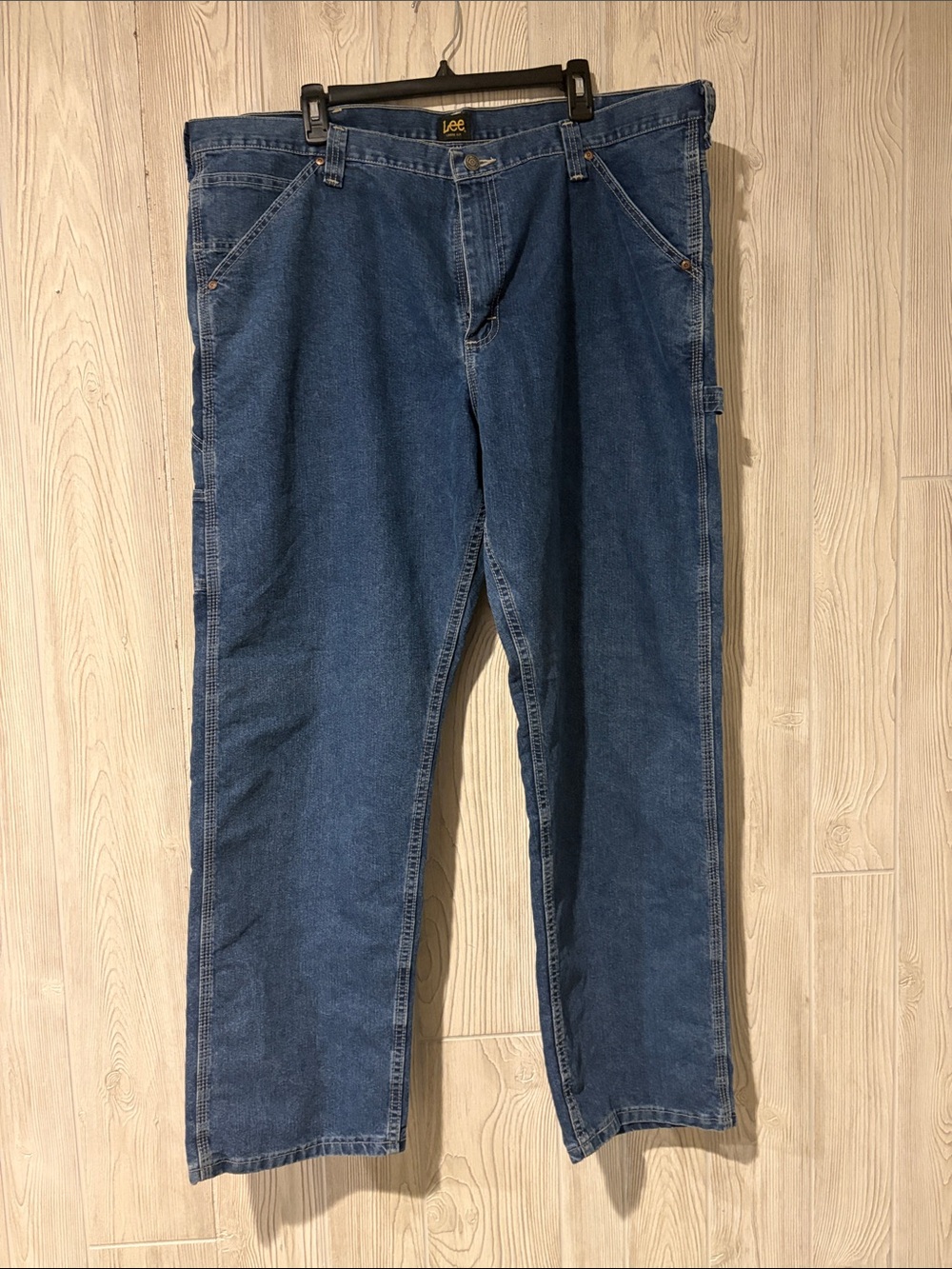 Lee Relaxed Fit Men's Denim Jeans - Deep Blue